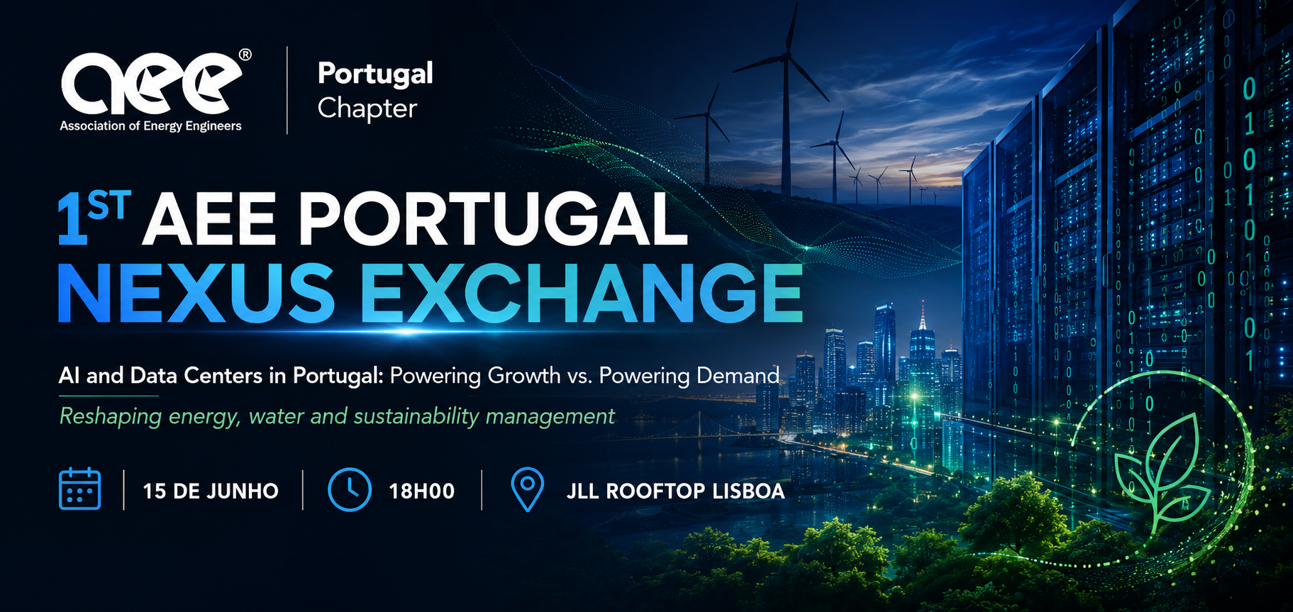 Banner do 1st AEE Portugal Nexus Exchange